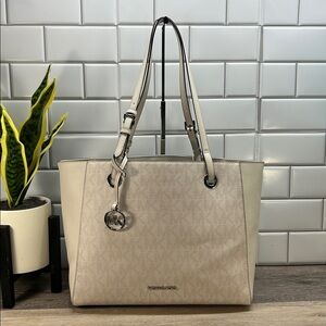 Michael Kors Cream Tote Bag